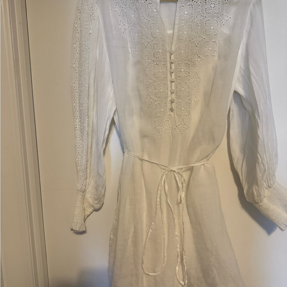 Banana republic ramie popover dress
